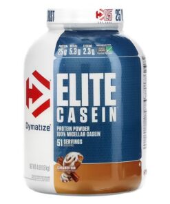 Dymatize, Elite Casein, Cinnamon Bun, 4 lb (1.8 kg)