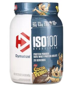 Dymatize, ISO100 Hydrolyzed, 100% Whey Protein Isolate, Cocoa Pebbles, 1.4 lb (640 g)