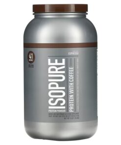 Isopure, Protein Powder with Coffee, Espresso, 3 lb (1.36 kg)