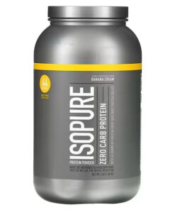 Isopure, Zero Carb Protein Powder, Banana Cream, 3 lbs (1.36 kg)