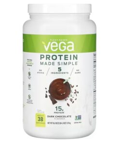 Vega, Plant-Based Protein Made Simple, Dark Chocolate, 2 lb 4.3 oz (1.03 kg)