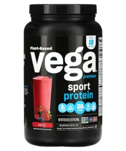 Vega, Sport, Plant-Based Premium Protein Powder, Berry, 1 lb 12 oz (801 g)