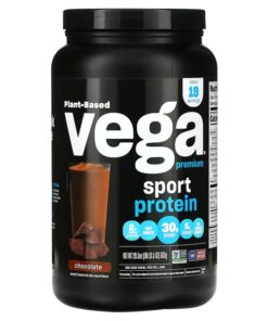 Vega, Sport, Plant-Based Premium Protein Powder, Chocolate, 1 lb 13.5 oz (837 g)
