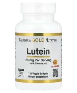 California Gold Nutrition, Lutein with Zeaxanthin from Marigold Extract, 120 Veggie Softgels