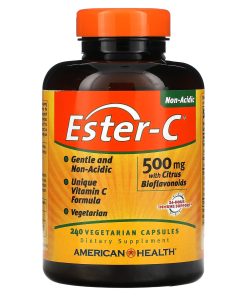 American Health, Ester-C with Citrus Bioflavonoids, 240 Vegetarian Capsules