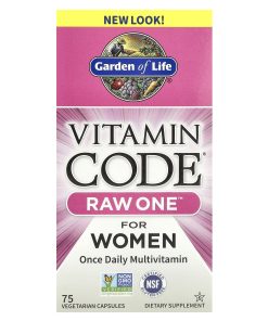 Garden of Life, Vitamin Code®, RAW One™, Once Daily Multivitamin For Women, 75 Vegetarian Capsules