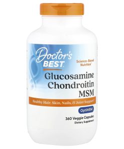Doctor's Best, Glucosamine Chondroitin MSM, 360 Veggie Capsules