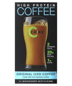Chike Nutrition, High Protein Iced Coffee, Original, 12 Packets, 1.08 oz (31 g) Each