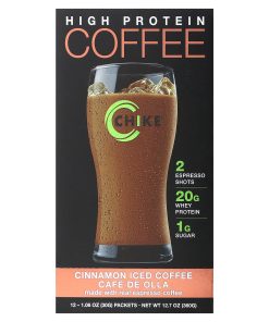 Chike Nutrition, High Protein Iced Coffee, Cinnamon, 12 Packets, 1.06 oz (30 g) Each