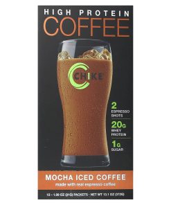 Chike Nutrition, High Protein Iced Coffee, Mocha, 12 Packets, 1.09 oz (31 g) Each