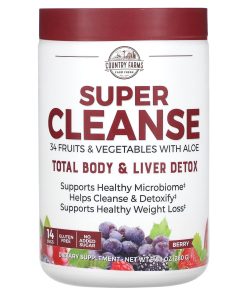 Country Farms, Super Cleanse, Berry, 9.88 oz (280 g)