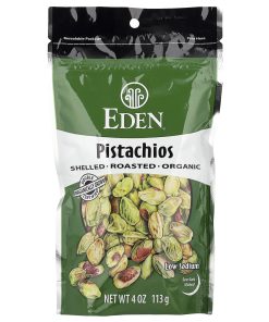 Eden Foods, Organic Pistachios, Sea Salt Misted, 4 oz (113 g)