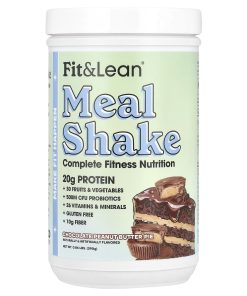 Fit & Lean, Meal Shake, Complete Fitness Nutrition, Chocolate Peanut Butter Pie, 0.86 lb (390 g)