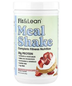 Fit & Lean, Meal Shake, Complete Fitness Nutrition, Strawberry Shortcake, 0.8 lbs (365 g)