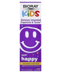 Bioray, Kids, NDF® Happy, Peach, 2 fl oz (59 ml)