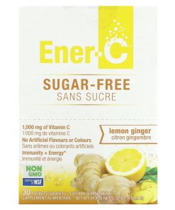 Ener-C, Vitamin C Drink Mix, Sugar Free, Lemon Ginger, 1,000 mg, 30 Packets