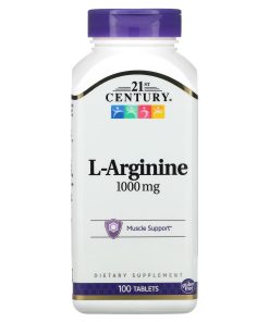 21st Century, L-Arginine, 1,000 mg, 100 Tablets