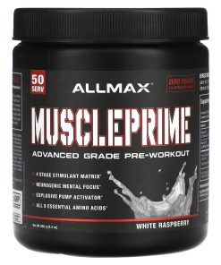 ALLMAX, MusclePrime®, Advanced Grade Pre-Workout, White Raspberry, 9.4 oz (266 g)