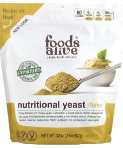 Foods Alive, Nutritional Yeast Flakes, Unfortified, 2 lb (907 g)