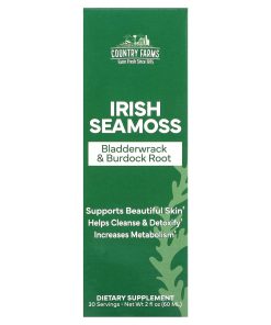 Country Farms, Irish Sea Moss, Bladderwrack & Burdock Root, 2 fl oz (60 ml)
