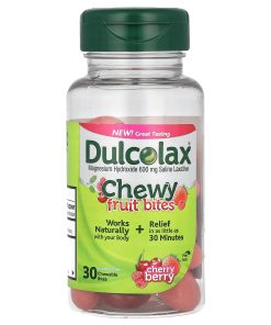 Dulcolax, Chewy Fruit Bites, Cherry Berry, 30 Chewable Bites