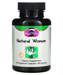 Dragon Herbs, Natural Woman, 500 mg, 100 Vegetarian Capsules