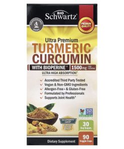 BioSchwartz, Ultra Premium Turmeric Curcumin With Bioperine®, 90 Veggie Caps