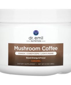 Dr. Emil Nutrition, Mushroom Coffee, Caramel, 3.5 oz (99 g)