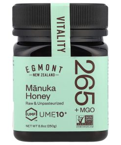 Egmont Honey, Manuka Honey, Raw & Unpasteurized, UMF™10+, MGO 265+ , 8.8 oz (250 g)
