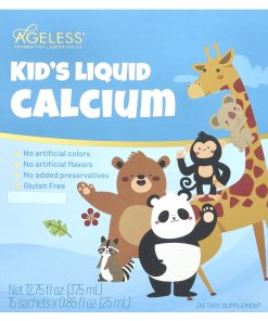 Ageless Foundation Laboratories, Kid's Liquid Calcium, 15 Sachets, 0.85 fl oz (25 ml) Each