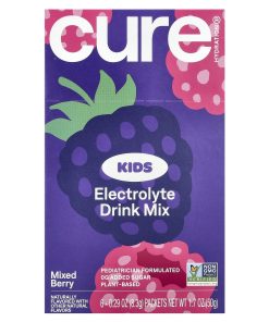 Cure Hydration, Kids, Electrolyte Drink Mix, Mixed Berry, 6 Packets, 0.29 oz (8.3 g) Each
