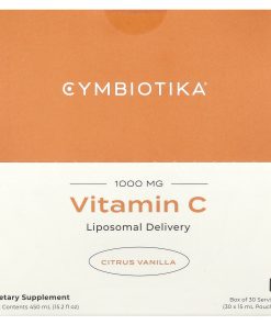 Cymbiotika, Vitamin C, Liposomal Delivery, Citrus Vanilla, 1,000 mg, 30 Pouches, 15 ml Each