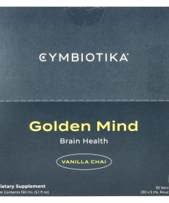 Cymbiotika, Golden Mind, Brain Health, Vanilla Chai, 30 Pouches, 5 ml Each