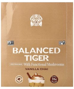 Balanced Tiger, Protein Bar, Vanilla Chai, 12 Bars, 1.55 oz (44 g) Each