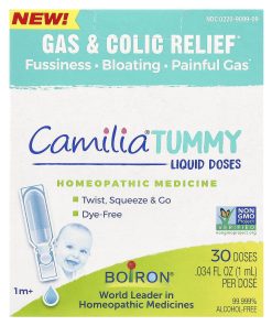 Boiron, Camilia Tummy, Liquid Doses, 1 Month +, 30 Doses, 0.34 fl oz (1ml) Each