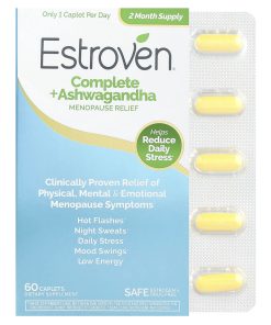 Estroven, Complete + Ashwagandha Menopause Relief, 60 Caplets