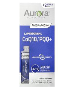 Aurora Nutrascience, Liposomal CoQ10/PQQ+, 32 Packets, 0.68 fl oz (20 ml) Each