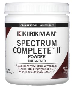 Kirkman Labs, Spectrum Complete II Powder, Unflavored, 16 oz (454 gm)