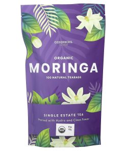 Cederberg Tea Co, Organic Moringa, Caffeine Free, 100 Natural Tea Bags, 5.99 oz (170 g)