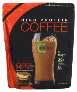 Chike Nutrition, High Protein Iced Coffee, Chocolate Peanut Butter, 16.3 oz (462 g)
