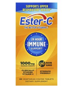 EsterC, 24 Hour Immune Support, 1,000 mg, 60 Vegetarian Coated Tablets