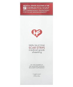 HealFast, 100% Silicone Scar Strips, 5 Reusable Sheets