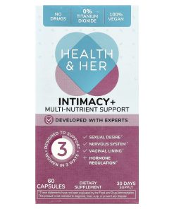 Health and Her, Intimacy+, Multi-Nutrient Support, 60 Capsules