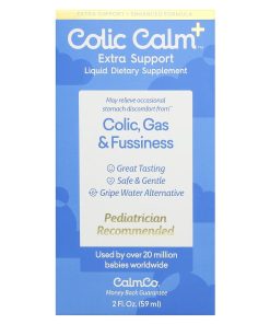 Colic Calm, Colic, Gas & Fussiness, Extra Support, 2 fl oz (59 ml)