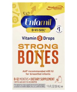 Enfamil, D·Vi·Sol®, Vitamin D Drops, Strong Bones, 0-12 Months, 1.66 fl oz (50 ml)