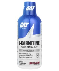 GAT, L-Carnitine, Amino Acid, Mixed Berry, 3,000 mg, 16 oz (473 ml)
