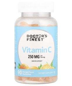 Doctor's Finest, Vitamin C Gummies, Orange, 90 Gummies (125 mg per Gummy)