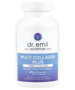 Dr. Emil Nutrition, Multi Collagen Plus, Types I, II, III, V, & X, 90 Capsules