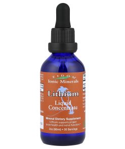 Eidon Ionic Minerals, Lithium, Liquid Concentrate, 2 oz (60 ml)