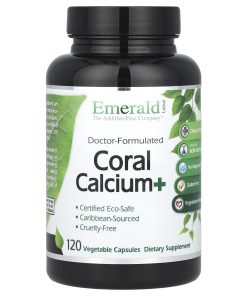 Emerald Laboratories, Coral Calcium+, 120 Vegetable Capsules